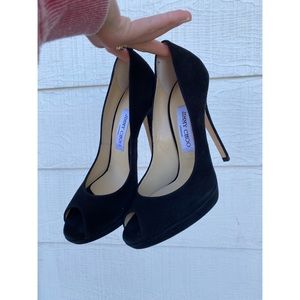 Jimmy Choo Peep Toe Pumps (Never Worn)